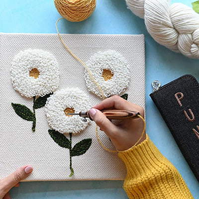 Bordado com Agulha Mágica - Punch Needle